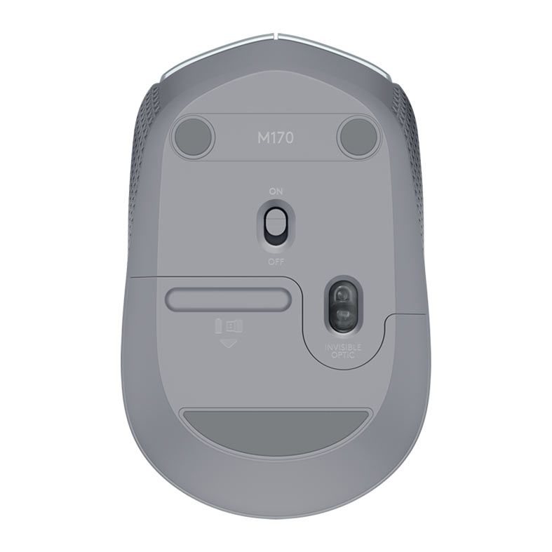 Mouse Logitech M170 USB Wireless Prata, 910-005334