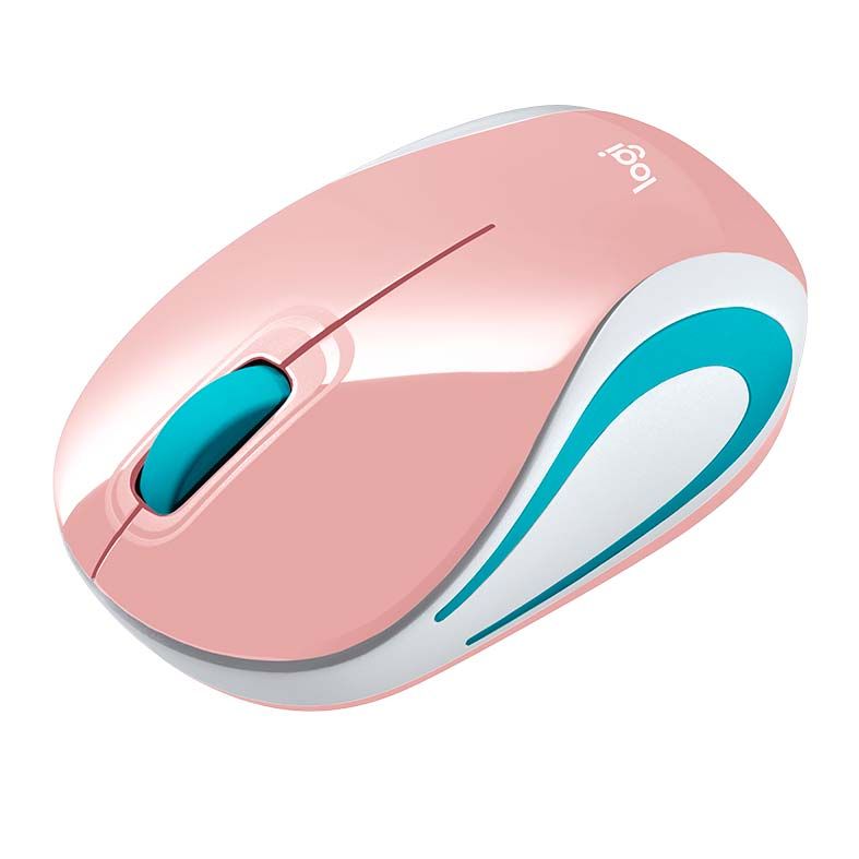 Mini Mouse Logitech M187 Wireless Rosa, 910-005364