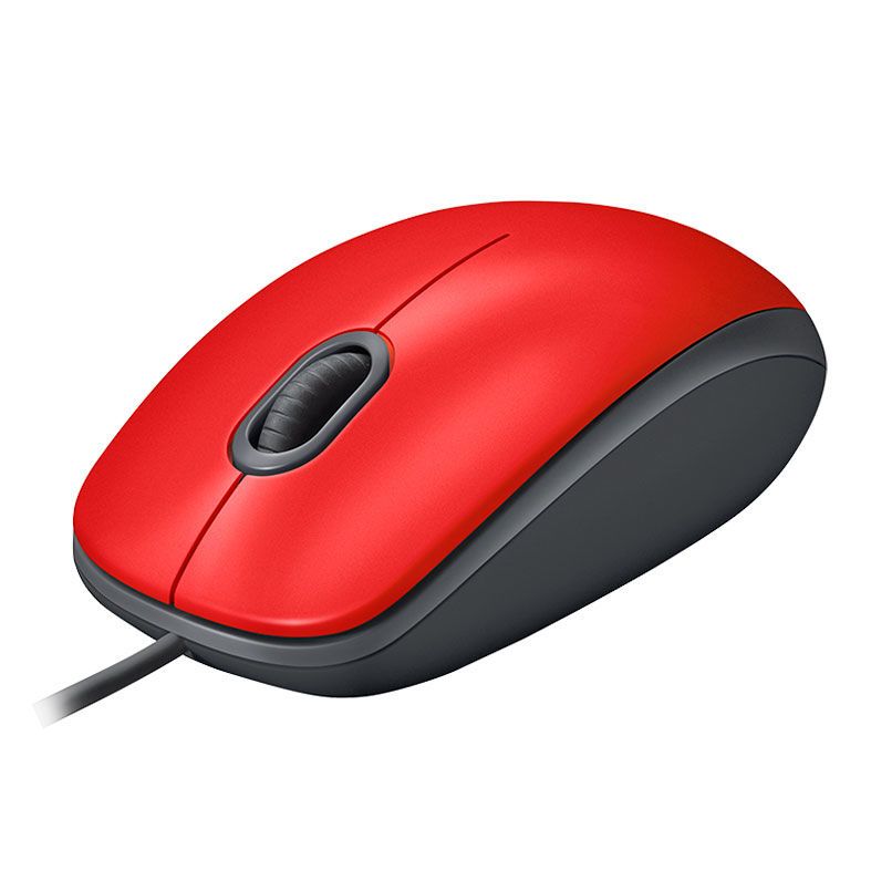 Mouse Logitech M110 Silent 1000Dpi Vermelho, 910-005492
