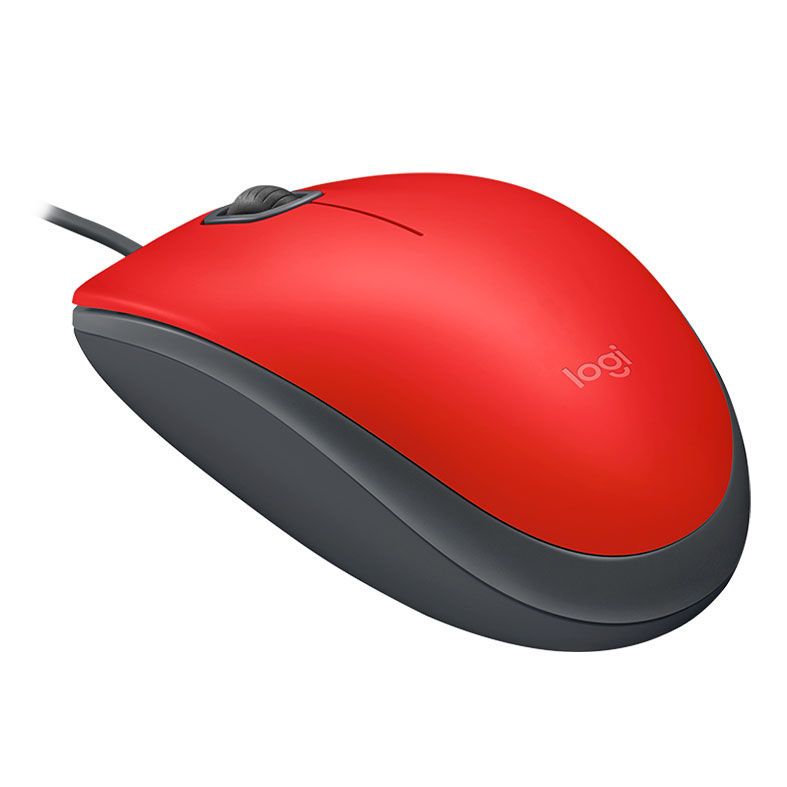 Mouse Logitech M110 Silent 1000Dpi Vermelho, 910-005492