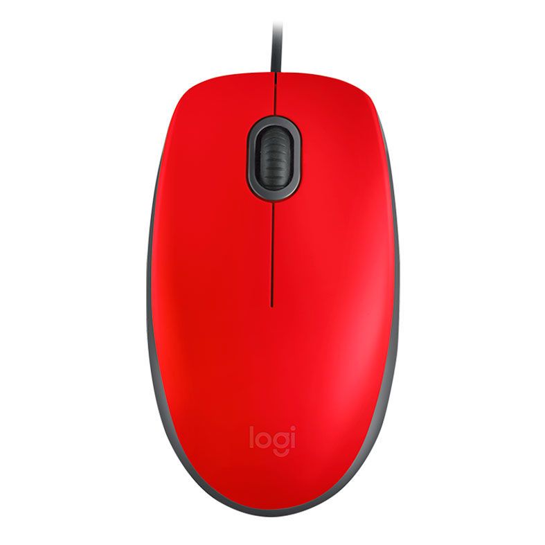 Mouse Logitech M110 Silent 1000Dpi Vermelho, 910-005492