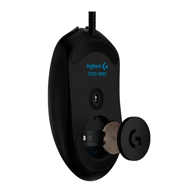 Mouse Gamer Logitech G403 Hero 25600DPI, 910-005631