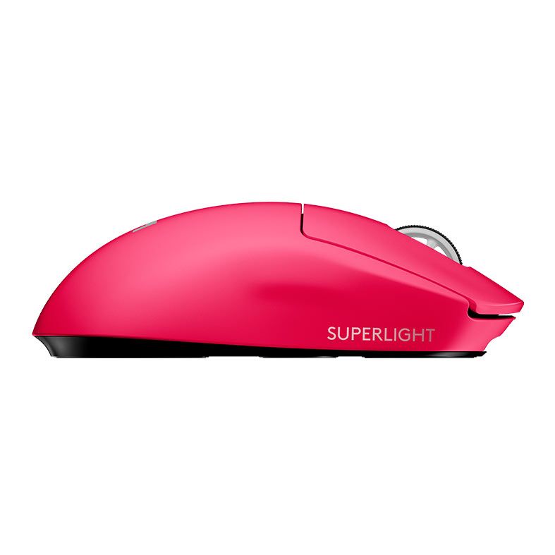 Mouse Gamer Logitech G Pro X Superlight, Wireless, 25600DPI, 5 Botoes, Rosa, 910-005955