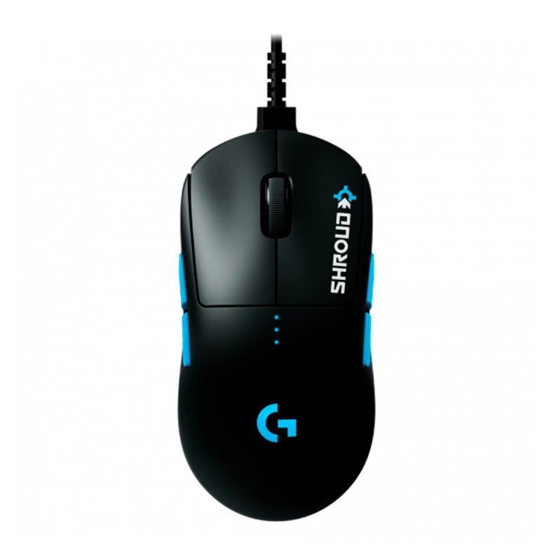 Mouse Gamer Logitech G Pro Wireless Shroud Edition, 25600DPI, 7 Botoes, Preto, 910-006069