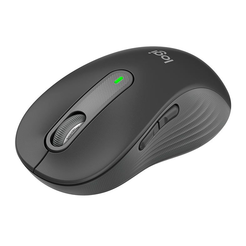 Mouse Logitech Signature M650L, Bluetooth, 2000DPI, 5 Botoes, Grafite, 910-006231
