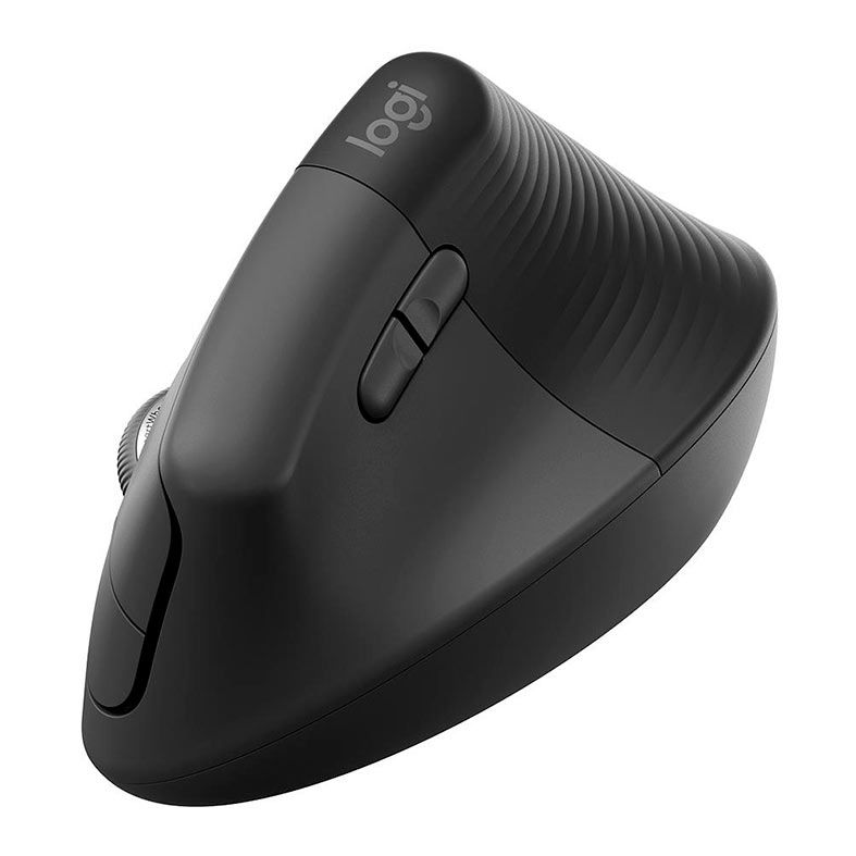 Mouse Vertical Ergonomico Logitech Lift, Bluetooth, 4000DPI, 6 Botoes, Versao Para Destro, Preto, 910-006466