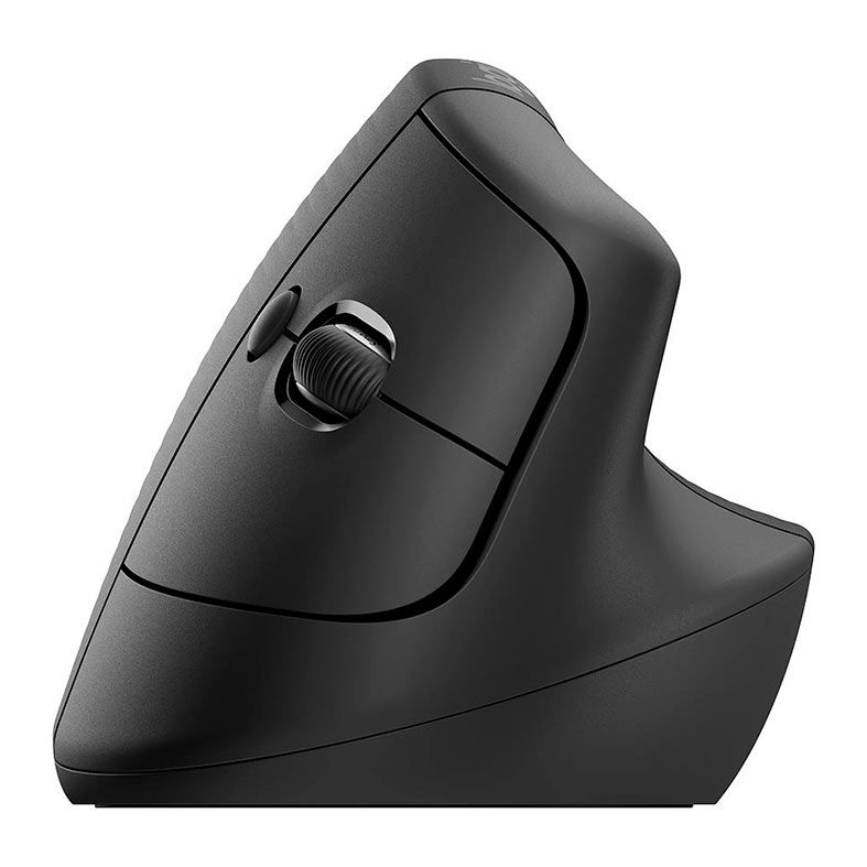 Mouse Vertical Ergonomico Logitech Lift, Bluetooth, 4000DPI, 6 Botoes, Versao Para Destro, Preto, 910-006466