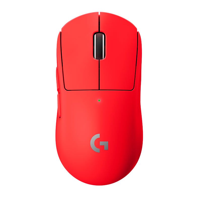 Mouse Gamer Logitech G Pro X Superlight, Wireless, 25600DPI, 5 Botoes, Vermelho, 910-006783