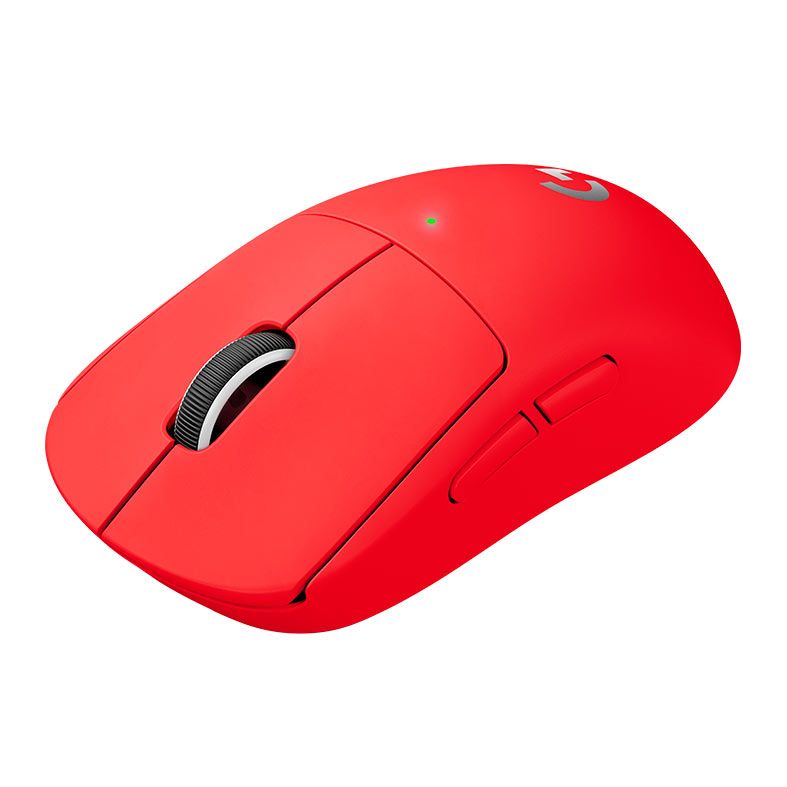 Mouse Gamer Logitech G Pro X Superlight, Wireless, 25600DPI, 5 Botoes, Vermelho, 910-006783