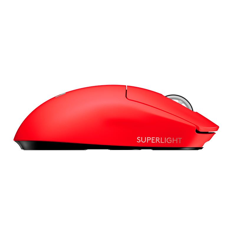 Mouse Gamer Logitech G Pro X Superlight, Wireless, 25600DPI, 5 Botoes, Vermelho, 910-006783