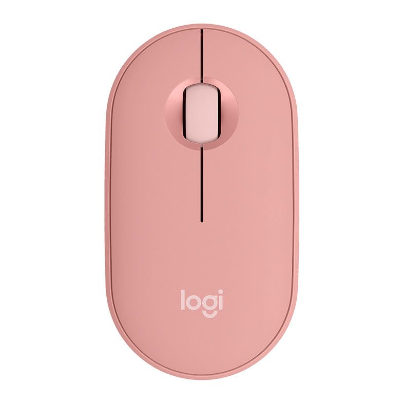 Mouse Logitech Pebble 2 M350s, 3 Botoes, Bluetooth, Rosa, 910-007048