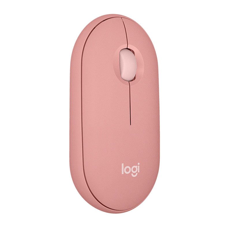 Mouse Logitech Pebble 2 M350s, 3 Botoes, Bluetooth, Rosa, 910-007048