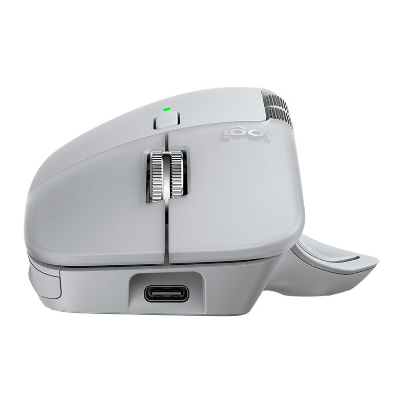 Mouse Logitech MX Master 4, 8000DPI, 8 Botoes, Wireless, Cinza, 910-007566