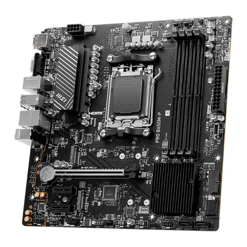 Placa Mae MSI Pro B650M-P, DDR5, Socket AMD AM5, M-ATX, Chipset AMD B650, PRO-B650M-P