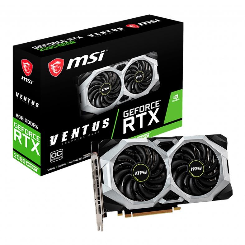 RTX2060 Super OCモデル pika様 Placa de Video MSI GeForce RTX 2060 Super 8GB GDDR6 Ventus OC 256