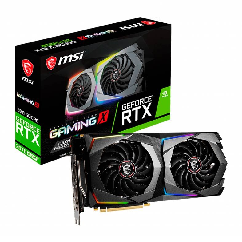 Placa de Video MSI GeForce RTX 2070 Super 8GB Gaming X 256-bit, 912-V373-283