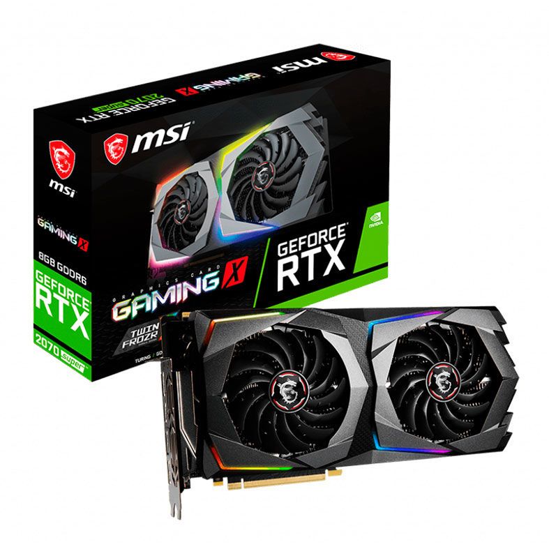 Placa de Video MSI GeForce RTX 2070 Super 8GB Gaming X 256-bit, 912-V373-299