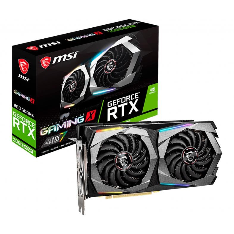 Placa de Video MSI GeForce RTX 2060 Super 8GB Gaming X 256-bit