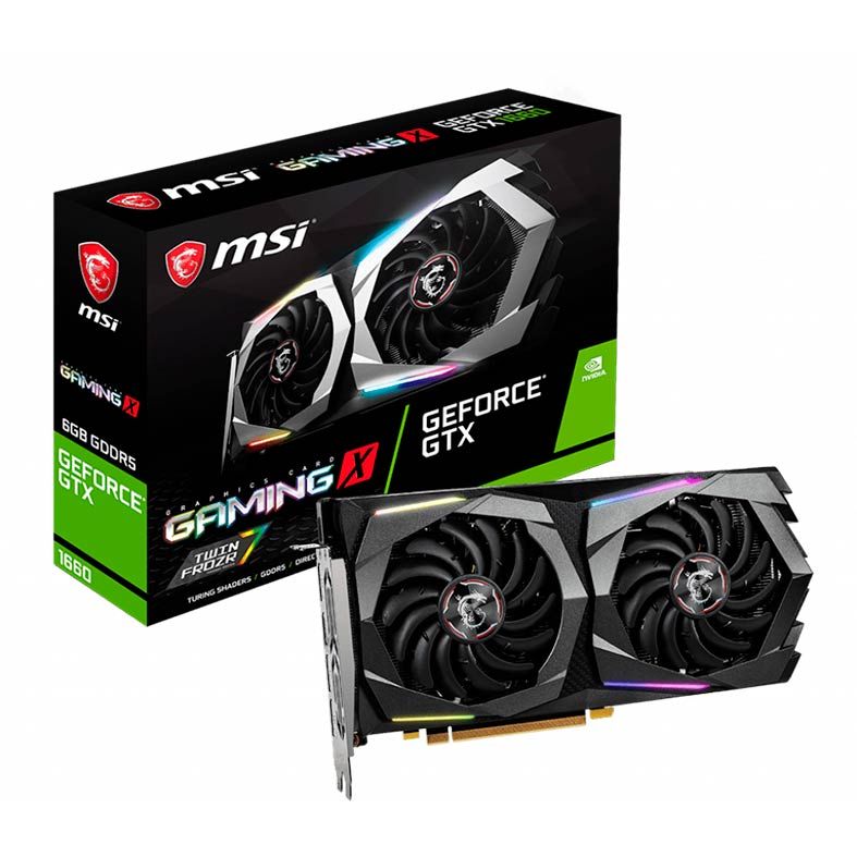 Placa de Video MSI GeForce GTX 1660 6GB GDDR5 Gaming X 192-bit, 912-V379-017