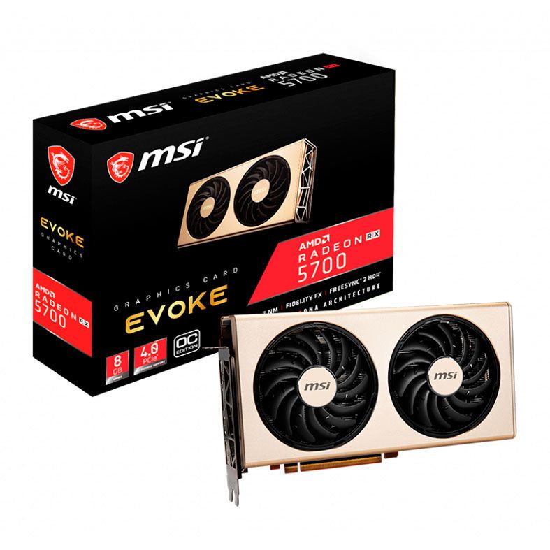 Placa de Video MSI Radeon RX 5700 8GB Evoke OC 256-bit, 912-V381-061