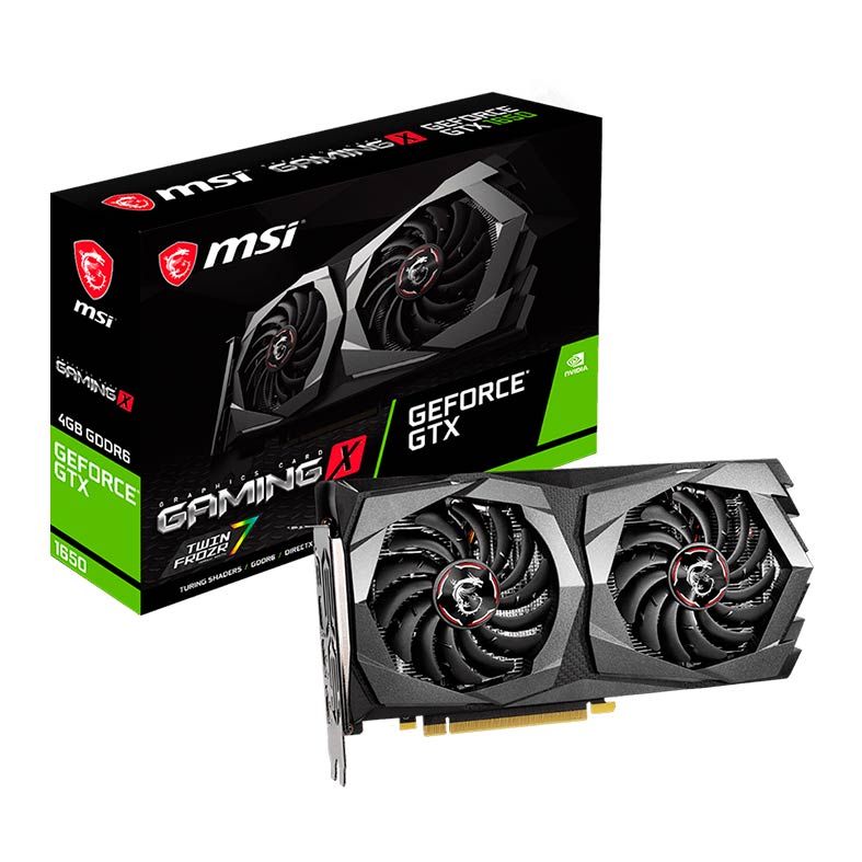 Placa de Video MSI GeForce GTX 1650 4GB D6 Gaming X GDDR6 128-bit, 912-V387-002
