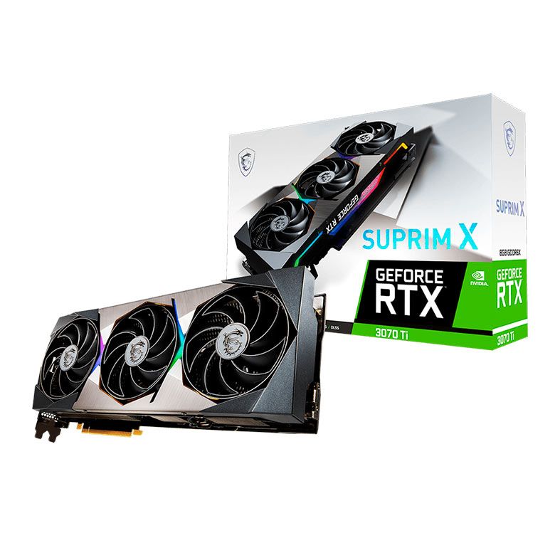 ジャンク MSI GeForce RTX 3070 Ti SUPRIM X Placa de Video MSI GeForce RTX 3070 Ti Suprim X, 8GB, GDDR6X, 256