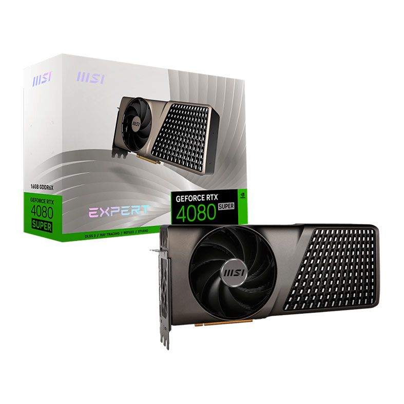 Placa de Video MSI GeForce RTX 4080 Super Expert, 16GB, GDDR6X, 256-bit, 912-V511-243