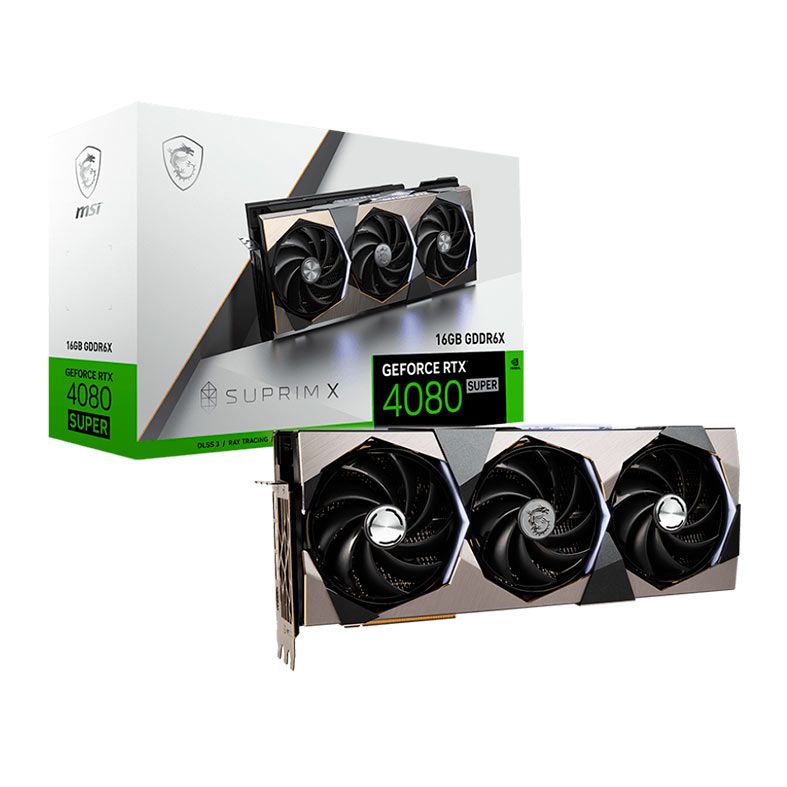 Placa de Video MSI GeForce RTX 4080 Super Suprim X, 16GB, GDDR6X, 256-bit, 912-V511-274