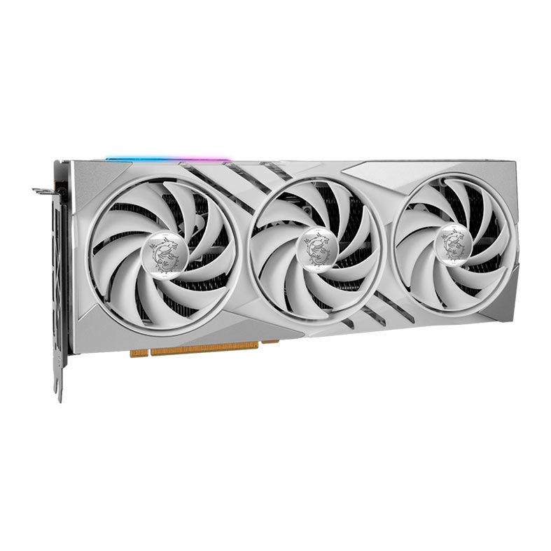 Placa de Video MSI GeForce RTX 4060 TI Gaming X Slim, 16GB, GDDR6, 128-bit, White, 912-V517-086