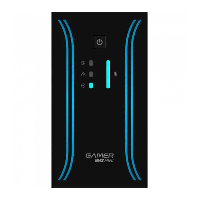 Nobreak Gamer NHS Mini Senoidal, RGB, 600VA/300W, Entrada Bivolt, Preto, 91.G0.006000