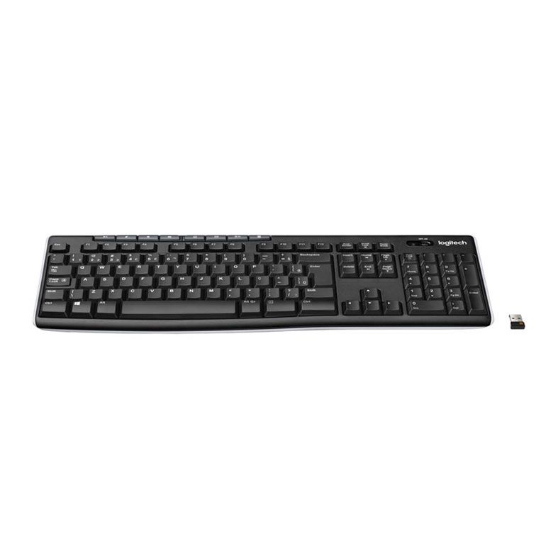 Teclado Logitech K270 2.4Ghz Wireless Preto, 920-004427