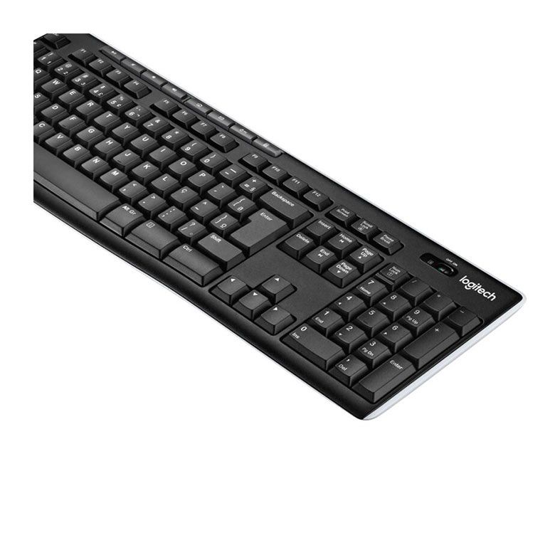 Teclado Logitech K270 2.4Ghz Wireless Preto, 920-004427