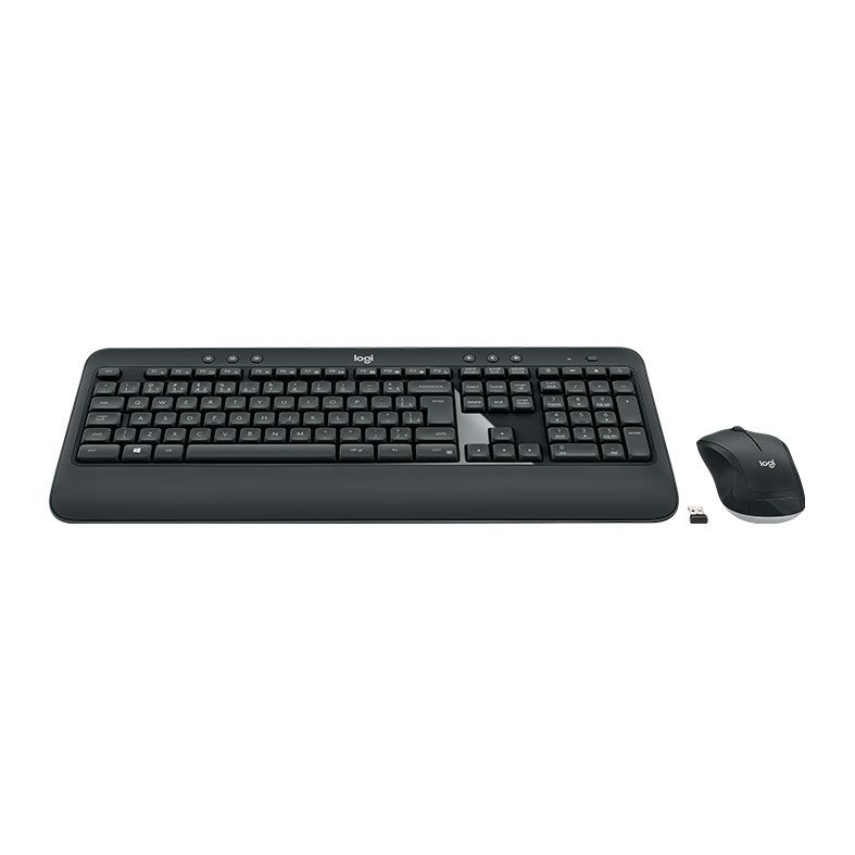 Kit Teclado e Mouse Sem Fio Logitech Advanced MK540, Wireless, ABNT2, 1000DPI, Preto, 920-008674