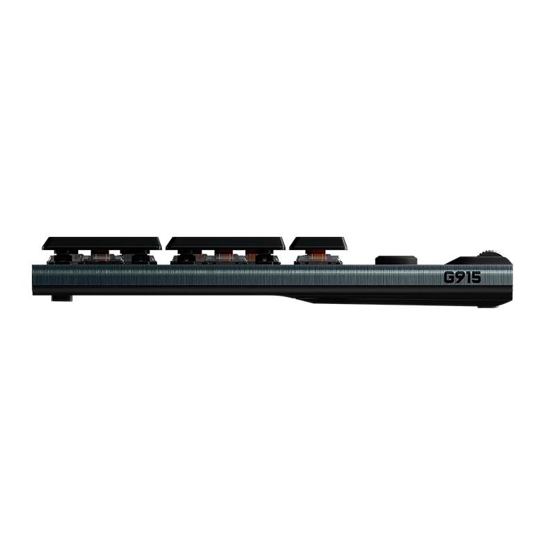 Teclado Mecanico Logitech G915 Tactile RGB Switch Brown Low Profile Wireless, 920-008902