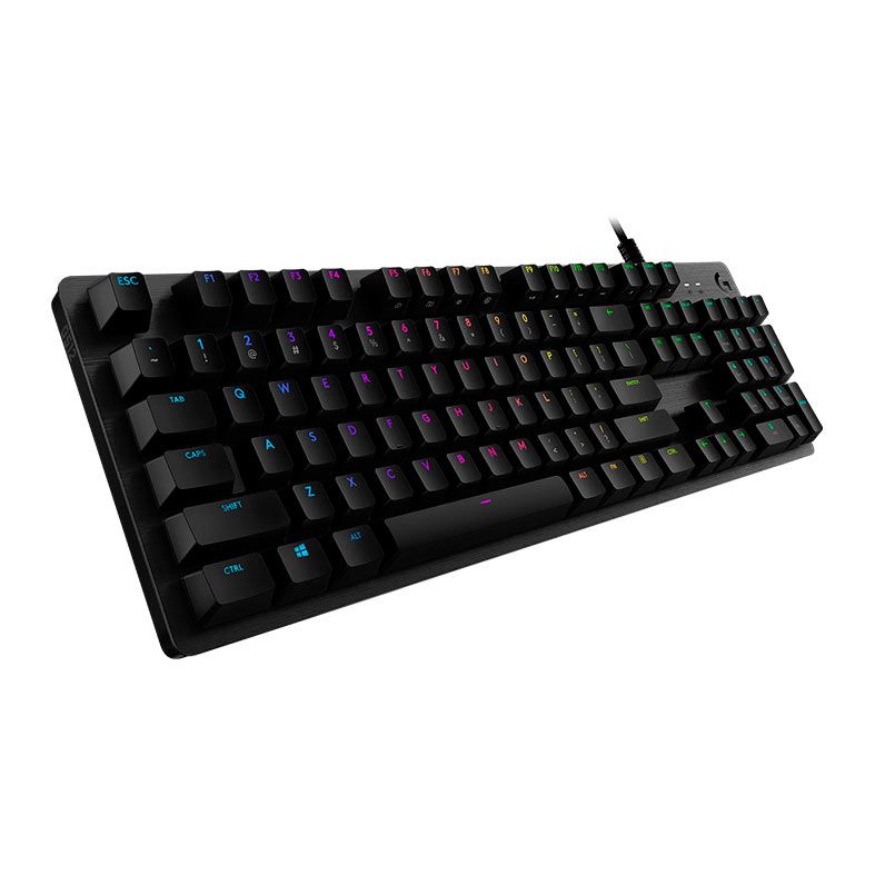 Teclado Mecanico Logitech G512 Carbon RGB Switch Brown, 920-009400