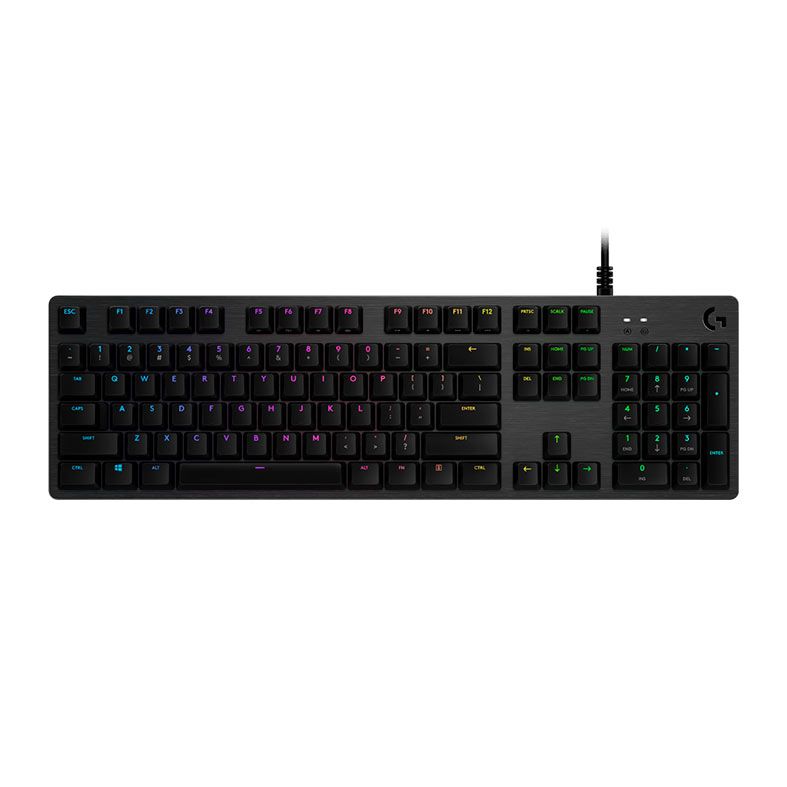 Teclado Mecanico Logitech G512 Carbon RGB Switch Brown, 920-009400