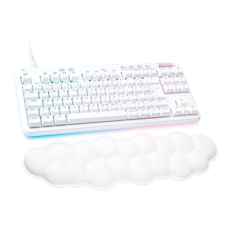 Teclado Mecanico Logitech G713, RGB, Switch GX Tactile Brown, Branco, 920-010701