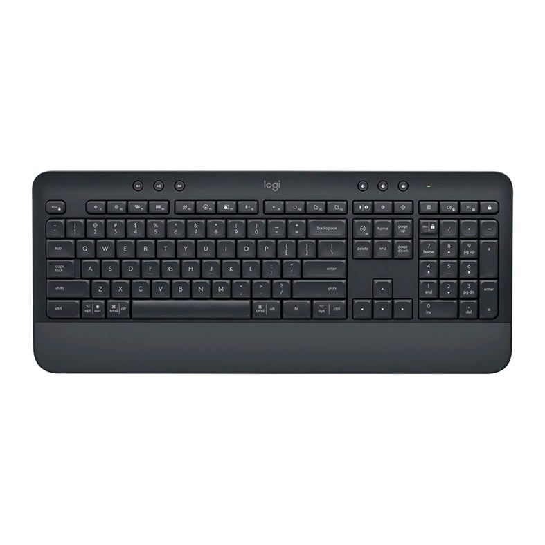 Teclado Logitech Signature K650, Bluetooth, USB, US, Grafite, 920-010911
