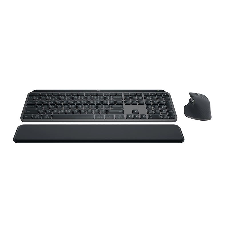 Combo Logitech MX Keys S, Bluetooth, Grafite, 920-011605