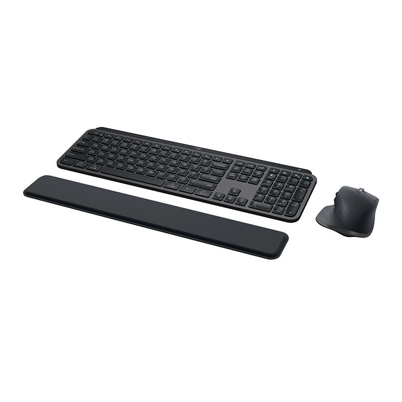 Combo Logitech MX Keys S, Bluetooth, Grafite, 920-011605