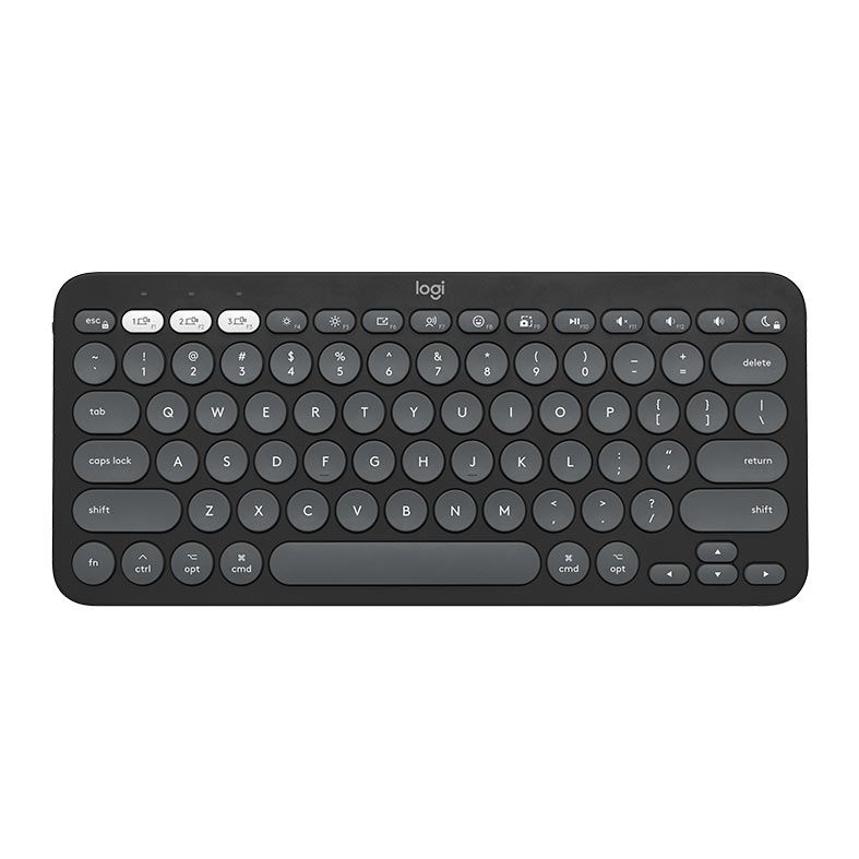 OPENBOX Teclado Logitech Pebble Keys 2 K380S, Bluetooth, Graphite, 920-011789