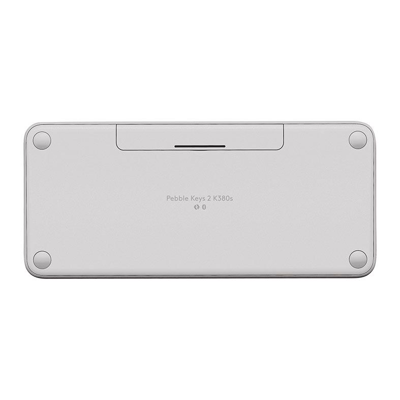 Teclado Logitech Pebble Keys 2 K380S, Bluetooth, Branco, 920-011790