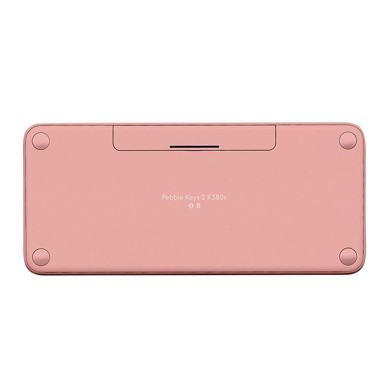 Teclado Membrana Logitech Pebble Keys 2 K380S, Bluetooth, Rosa, 920-011791