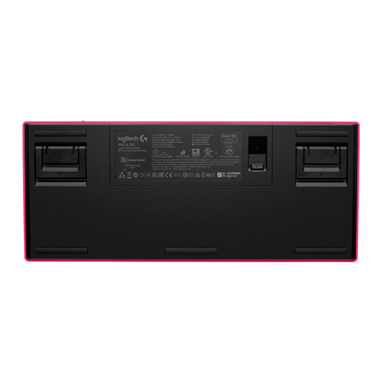 Teclado Mecanico Logitech G Pro TKL Lightspeed, RGB, Tri-Mode, Switch GX Brown, Magenta, 920-012154