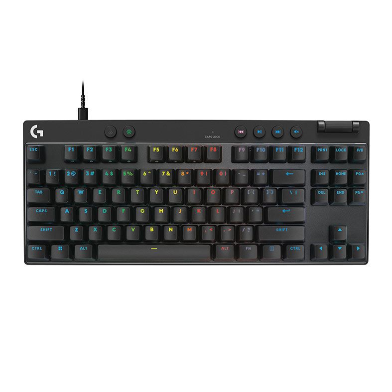 Teclado Gamer Logitech Pro XL TKL Rapid, RGB, Switch Magnetico