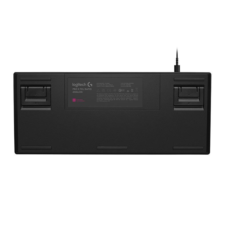 Teclado Gamer Logitech Pro XL TKL Rapid, RGB, Switch Magnetico-Analogico, Preto, 920-013131