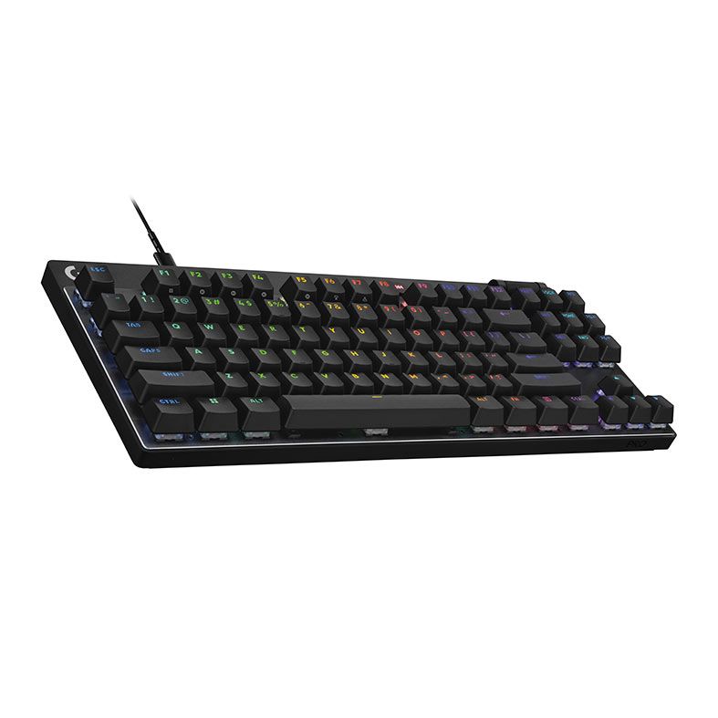 Teclado Gamer Logitech Pro XL TKL Rapid, RGB, Switch Magnetico-Analogico, Preto, 920-013131