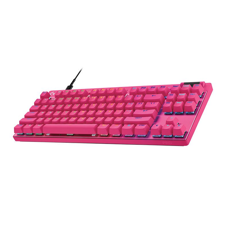 OPENBOX Teclado Magnetico Logitech G Pro TKL Rapid, RGB, Magenta, 920-013133