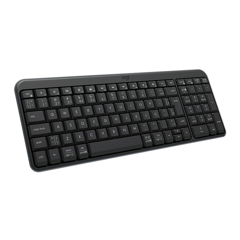 OPENBOX Teclado Logitech K250, ABNT2, Bluetooth, Grafite, 920-013448