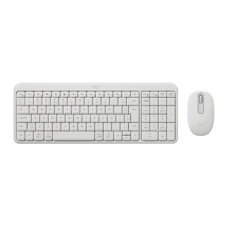 OPENBOX Kit Teclado e Mouse Logitech MK250, ABNT2, Bluetooth, Branco, 920-013517